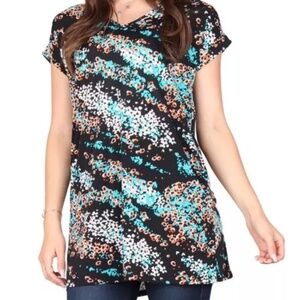 Lildy Printed Pocket Sleeveless Tunic Size S-M NEW!